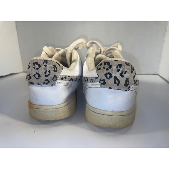 Nike Court Vision Women's 8 DD9665-100 Leopard Print White Casual Sneakers Shoes - Picture 6 of 8